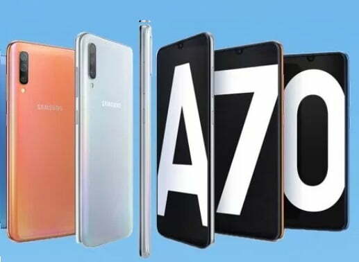 Görüntülenen Galaxy A70 özellikleri