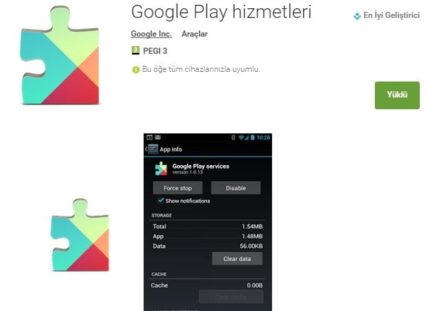 Android cep telefonu ve tabletler için Google Play Store