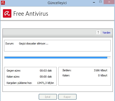 Antivirüs programı ücretsiz indirme