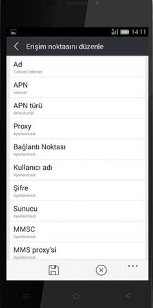 General Mobile 4G Android One İnternet Ayarlar