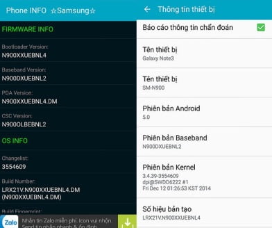 Samsung Galaxy Note 3 Android 5.0 Beta Rom indir