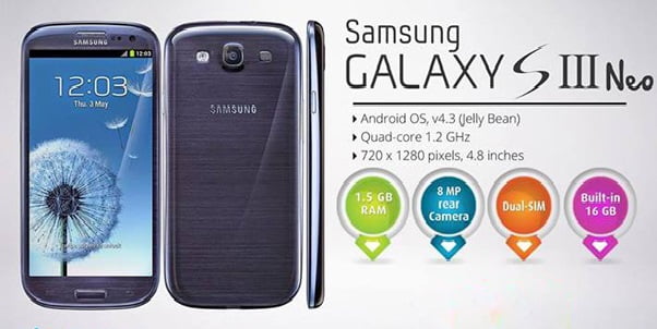 Samsung Galaxy S 3 Neo Android 4.4.4 Güncellemesi